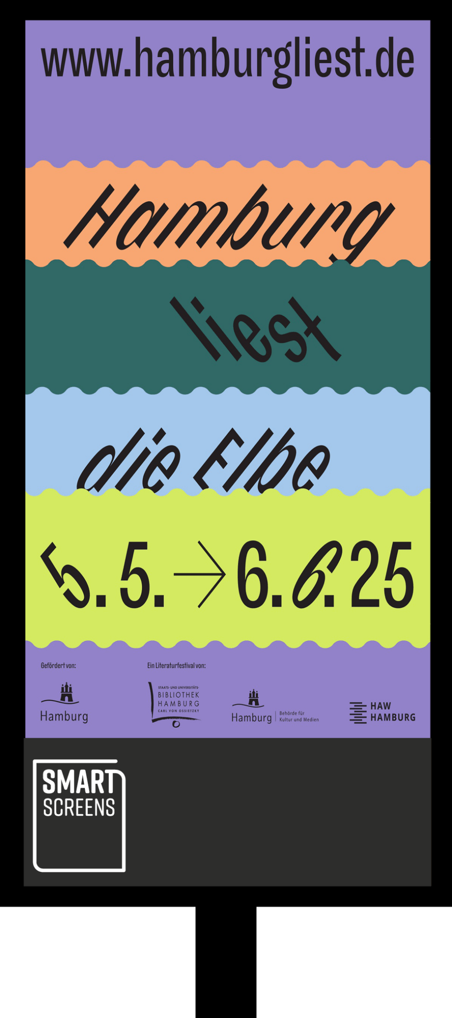 DigitalScreen_Kampangenbeispiel_Hamburg_liest_die_Elbe