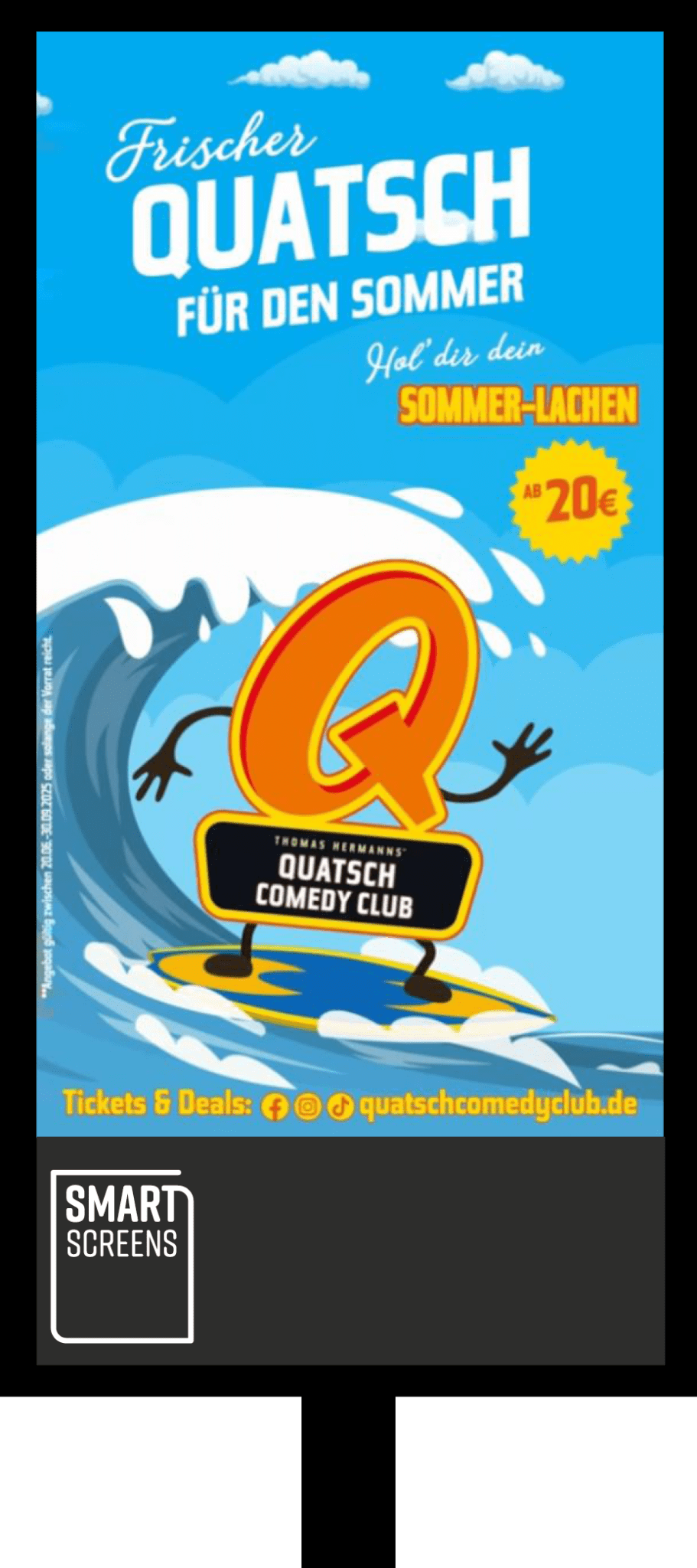 DigitalScreen_Kampangenbeispiel_Quatsch_Comedy_Club